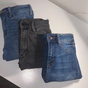 bundle of size 00 jeans (high rise)